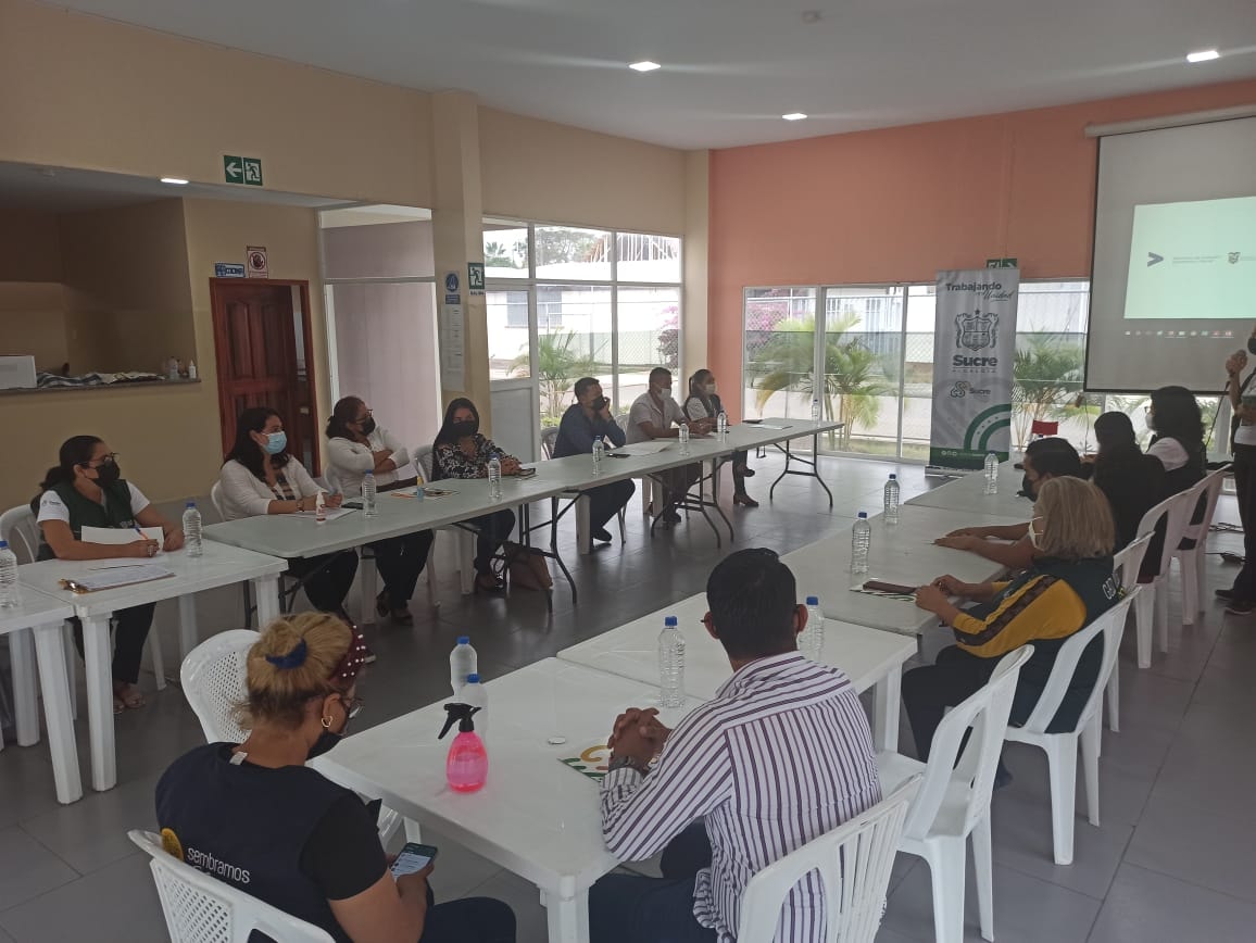La Alcaldía del cantón Sucre propició la reunión de la mesa Técnica Misión Ternura